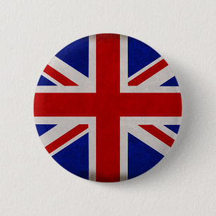Vlag van Engeland Ronde Button 5,7 Cm