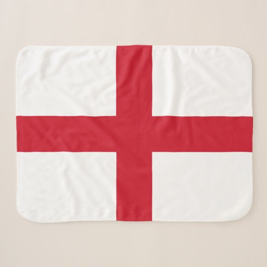 Vlag van Engeland Sherpa Deken (Voorkant (horizontaal))