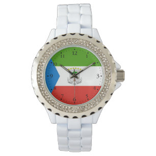 Vlag van Equatoriaal-Guinea Horloge