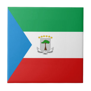 Vlag van Equatoriaal-Guinea Keramische Tegels Tegeltje