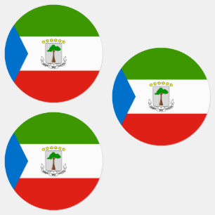 Vlag van Equatoriaal-Guinea Labels