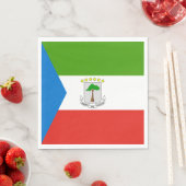 Vlag van Equatoriaal-Guinea Servet (Insitu)