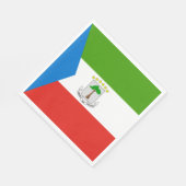 Vlag van Equatoriaal-Guinea Servet (Hoek)
