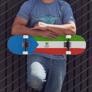 Vlag van Equatoriaal-Guinea Skateboard