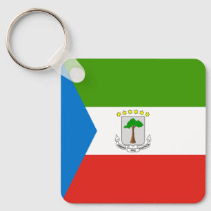 Vlag van Equatoriaal-Guinea Sleutelhanger