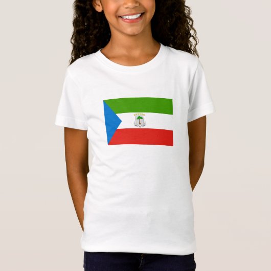 Vlag van Equatoriaal-Guinea T-shirt (Voorkant)