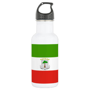 Vlag van Equatoriaal-Guinea Waterfles