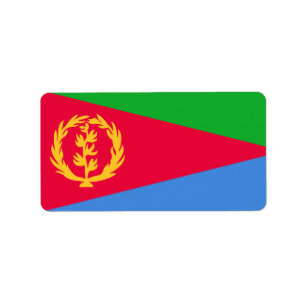 Vlag van Eritrea Labels