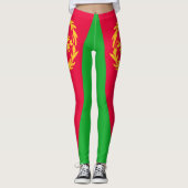 Vlag van Eritrea Leggings (Voorkant)