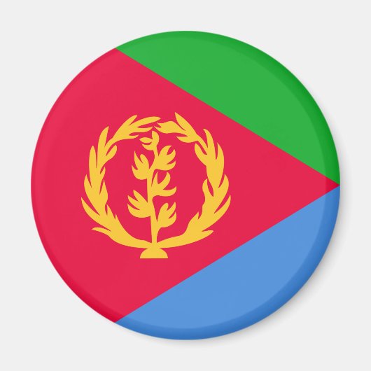 Vlag van Eritrea Magneet (Voorkant)