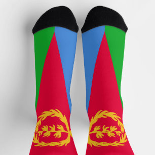 Vlag van Eritrea Sokken