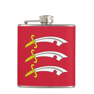 Vlag van Essex Flask Heupfles