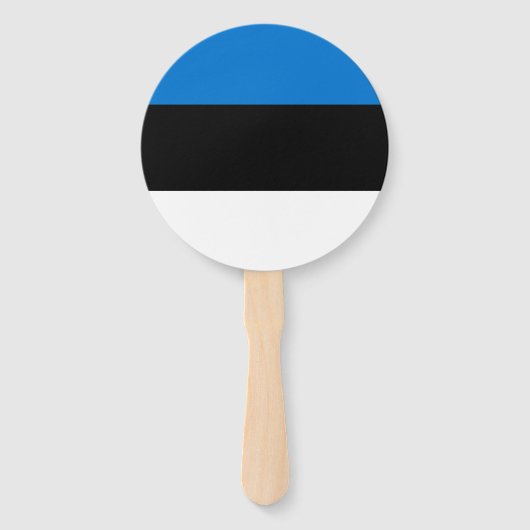 Vlag van Estland Handwaaier (Voorkant)