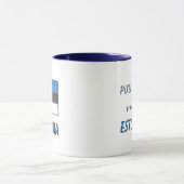 Vlag van Estland Mok (Midden)