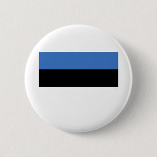 Vlag van Estland Ronde Button 5,7 Cm