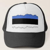 Vlag van Estland Trucker Pet (Voorkant)
