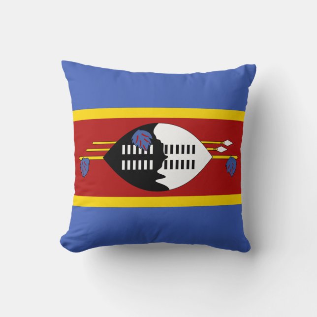 Vlag van Eswatini Kussen (Voorkant)
