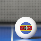 Vlag van Eswatini Pingpongballen (Net)