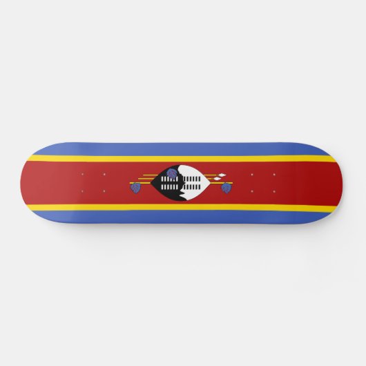 Vlag van Eswatini Skateboard (Horizontaal)