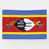 Vlag van Eswatini Spandoek (Horizontaal)