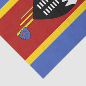 Vlag van Eswatini Tissuepapier (Detail)