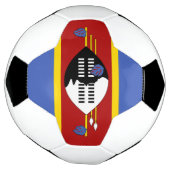Vlag van Eswatini Voetbal (Gedraaid)