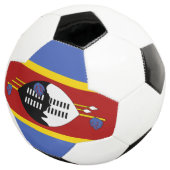 Vlag van Eswatini Voetbal (Drie kwart)
