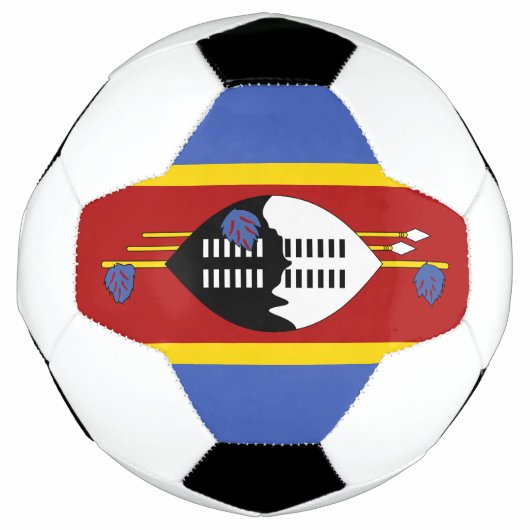Vlag van Eswatini Voetbal (Voorkant)