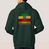 vlag van Ethiopië Hoodie (Achterkant)