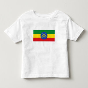 Vlag van Ethiopië Kinder Shirts