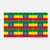 Vlag van Ethiopië Labels (Vel)