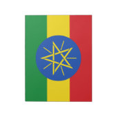 Vlag van Ethiopië Notitieblok (Gedraaid)