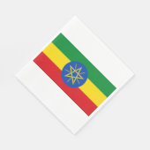 vlag van Ethiopië Servet (Hoek)