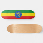 vlag van Ethiopië Skateboard (Horizontaal)