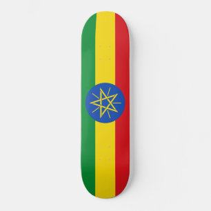 vlag van Ethiopië Skateboard