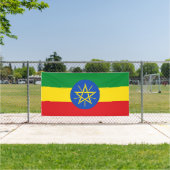 Vlag van Ethiopië Spandoek (Insitu)