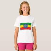 vlag van Ethiopië T-shirt (Voorkant volledig)