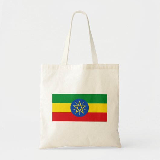 Vlag van Ethiopië Tote Bag (Voorkant)