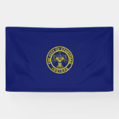 Vlag van Evansville (Indiana) Spandoek (Horizontaal)