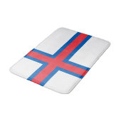 Vlag van Faeröer Badmat (Gekanteld)
