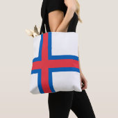 Vlag van Faeröer Draagtas (Dichtbij)