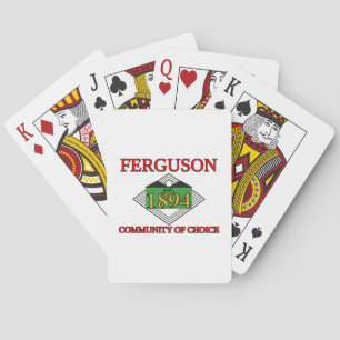 Vlag van Ferguson, Missouri Pokerkaarten