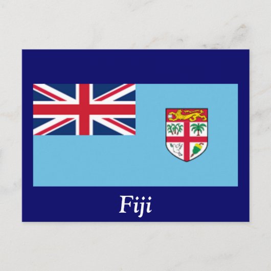 Vlag van Fiji Briefkaart (Voorkant)