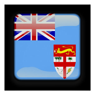 Vlag van Fiji Perfect Poster