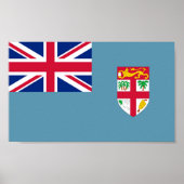 Vlag van Fiji Poster (Voorkant)