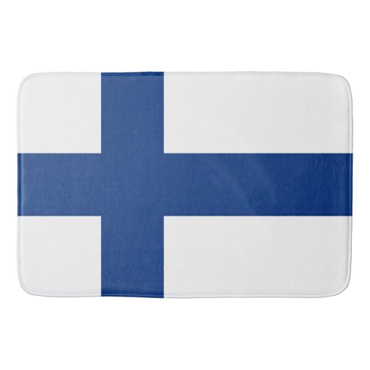 Vlag van Finland Badmat (Voorkant)