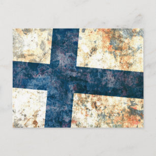 Vlag van Finland Briefkaart