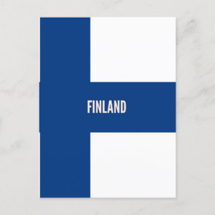 Vlag van Finland Briefkaart