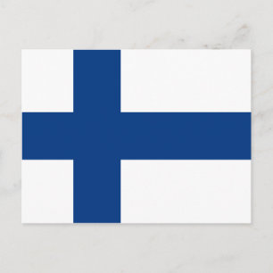 Vlag van Finland Briefkaart