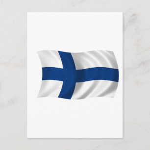 Vlag van Finland Briefkaart